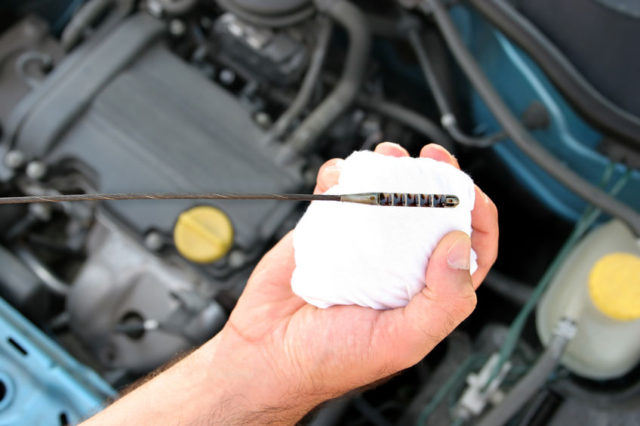 Checking Engine Oil w DS