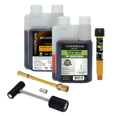 Heavy Duty Complete AC Fluid Dye UV Leak Detection Kit