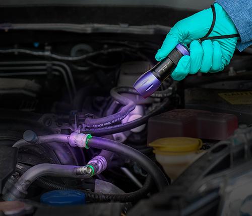 Automotive Leak Detection From Tracer Products
