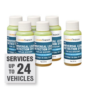 LF1001 1 oz Garrafa Universal A/C Dye for Automotive leak Detection from Leakfinder