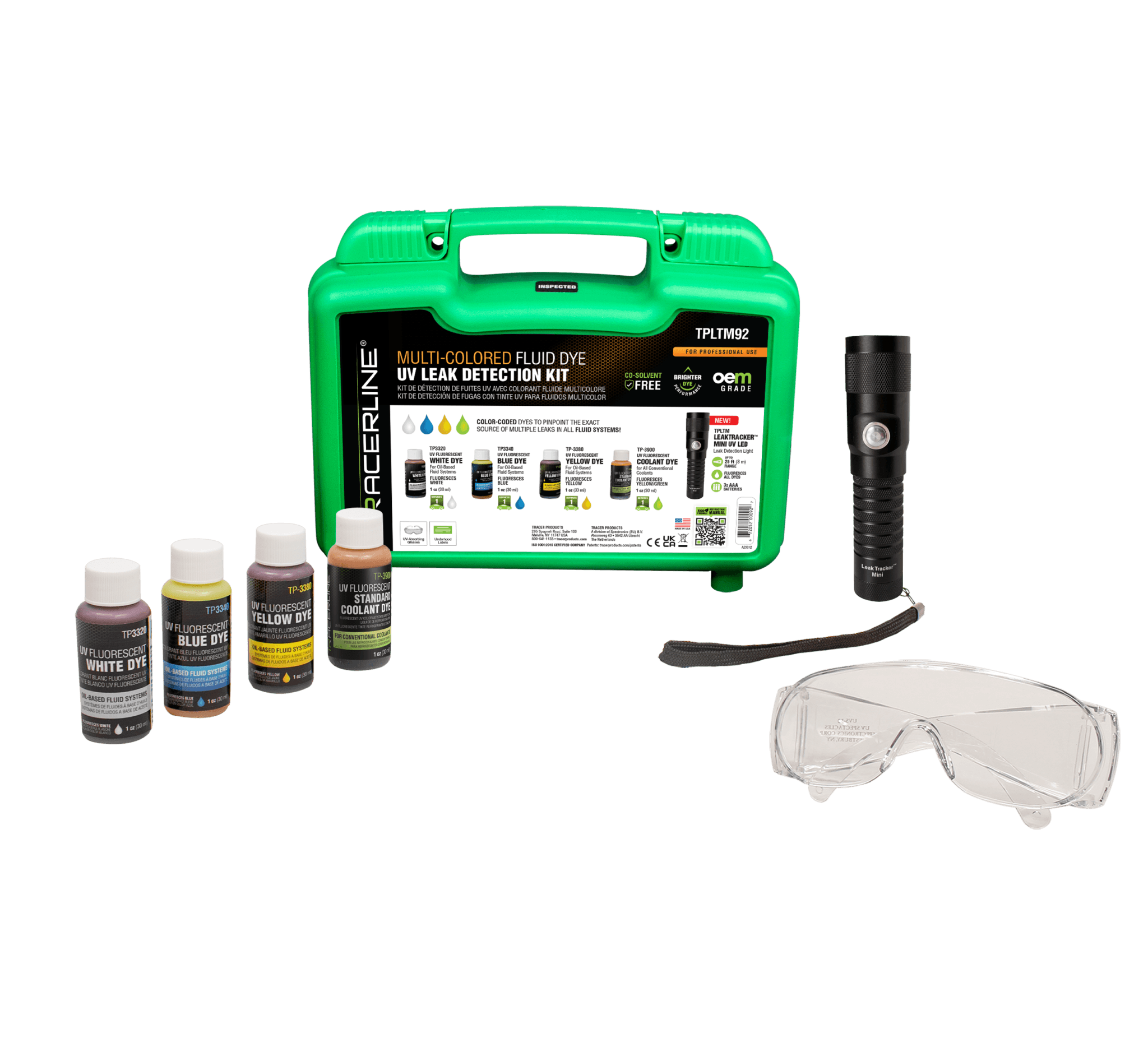 TPLTM92 MultiColored Fluid Dye Leak Detection Kit
