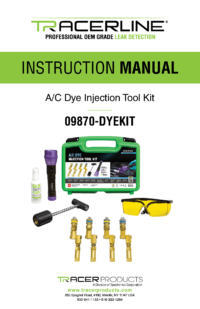空调染色剂喷射工具包说明手册