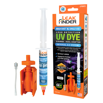 LF100CS LeakFinder SOLO-SHOT XL Universal Dye Syringe injection kit