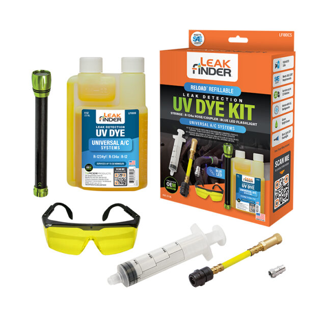 LF180CS LF180CS Universal A/C Dye Clamshell Package from LeakFinder