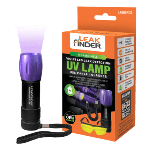 LF500RCS rechargeable UV Lamp from Leakfinder