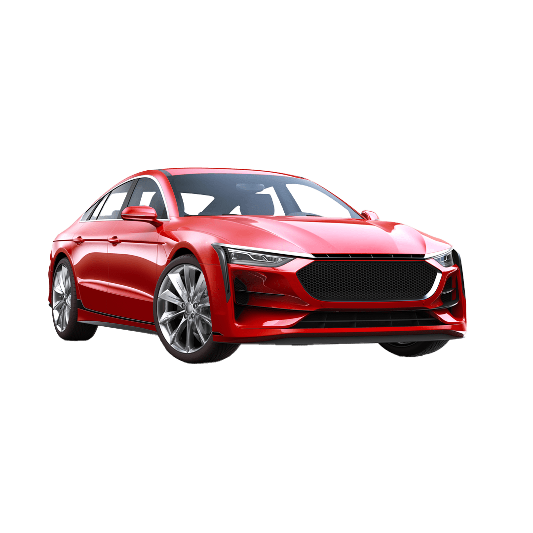 Red-sedan-car