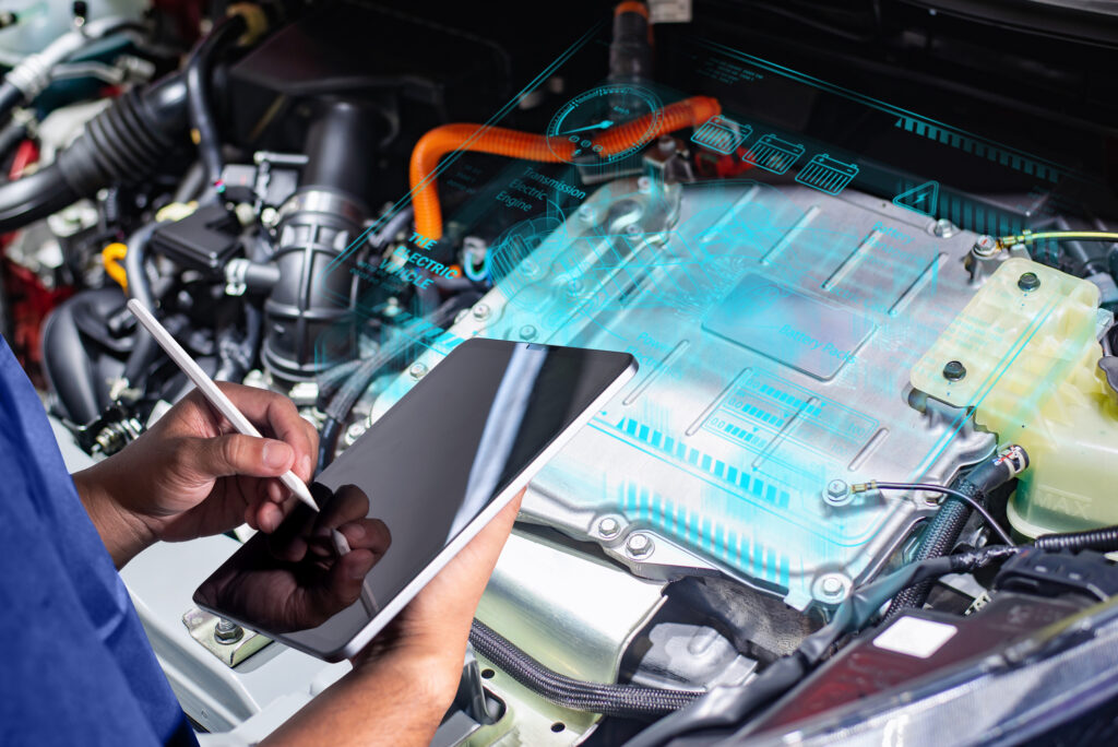 EV Technician Engine Compartment Check